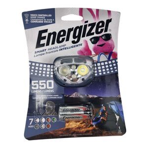 Energizer Smart Voice Controlled LED Headlamp, 550 Lumen Output With Batteries